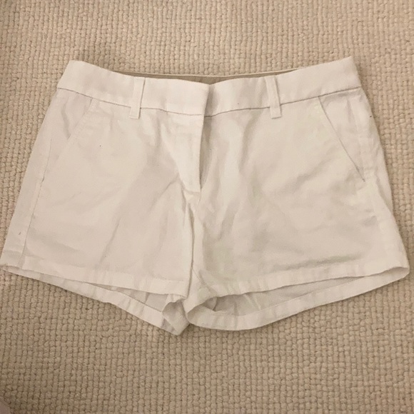 J CREW white chino shorts!! NEVER WORN!! - Picture 1 of 3